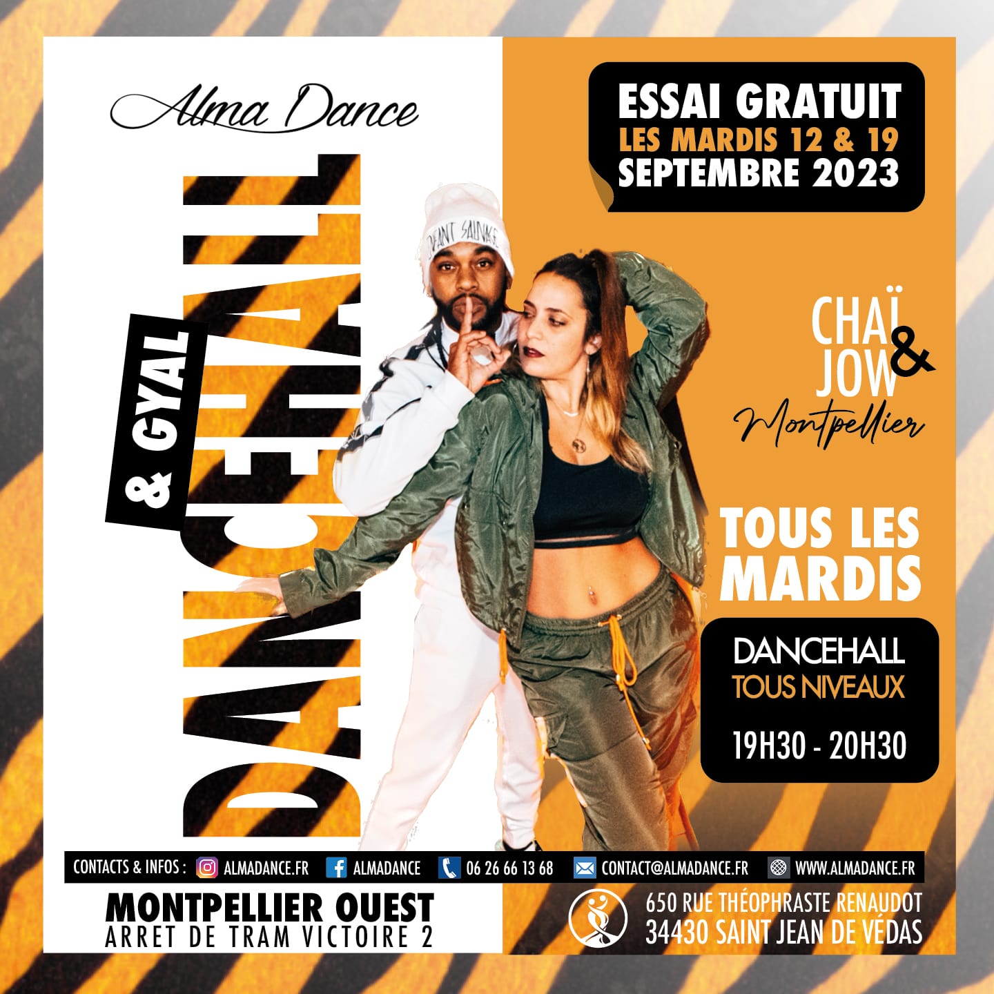 Cours de Dancehall à Montpellier - Alma Dance école de danse