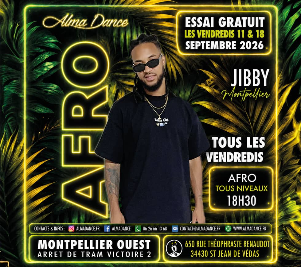 Cours de danse Afro à Montpellier - Alma Dance école de danse latine et urbaine