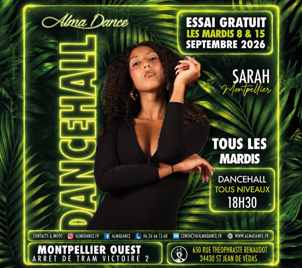 Cours de Dancehall à Montpellier - Alma Dance école de danse latine et urbaine