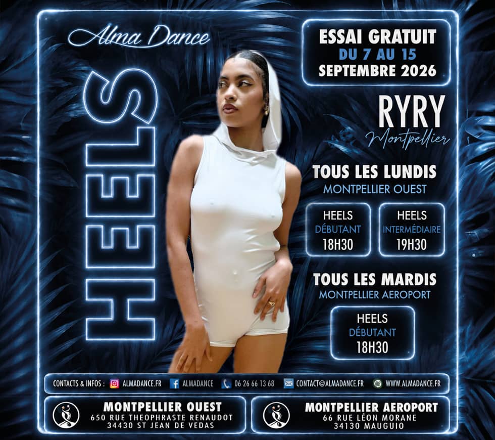 Cours de Heels à Montpellier - Alma Dance école de danse latine et urbaine