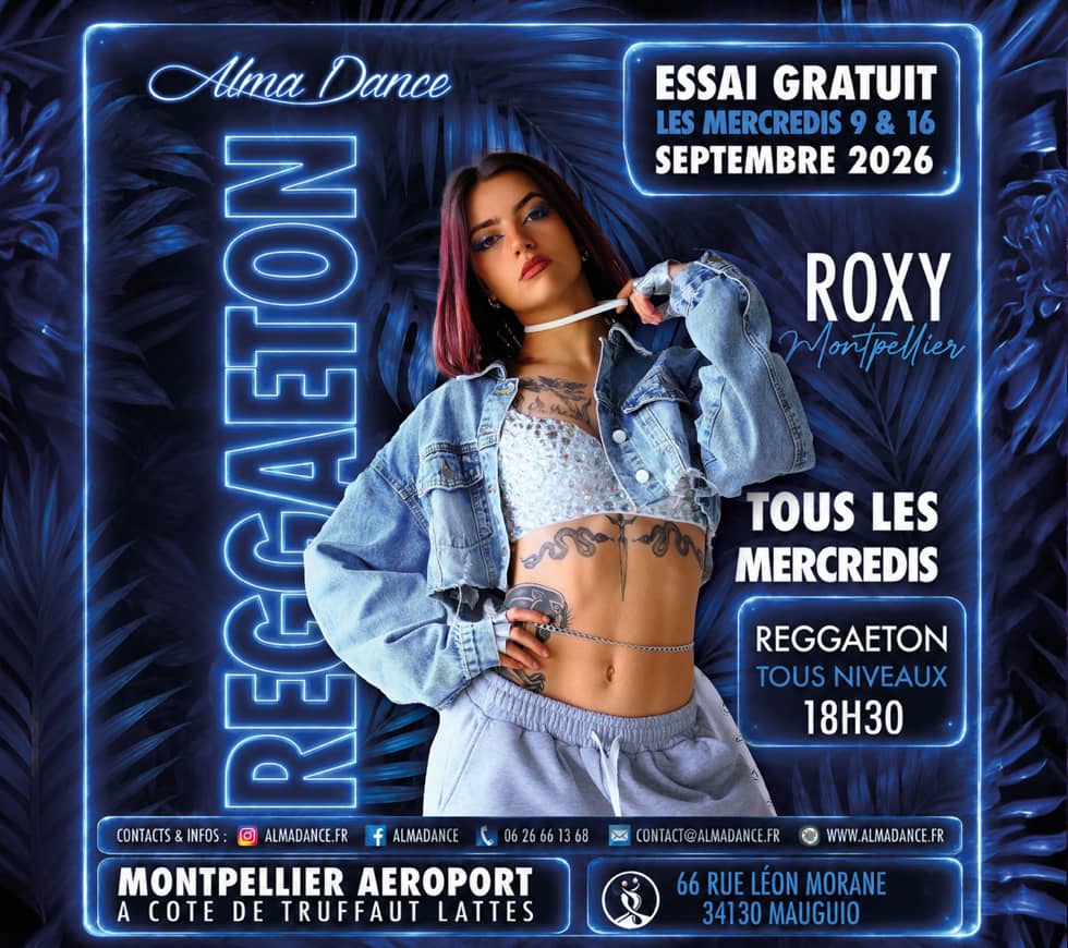 Cours de Reggaton à Montpellier - Alma Dance école de danse latine et urbaine