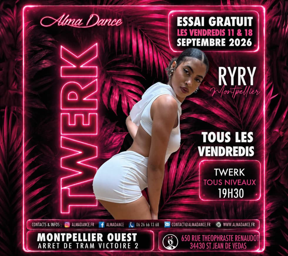Cours de Twerk à Montpellier - Alma Dance école de danse latine et urbaine
