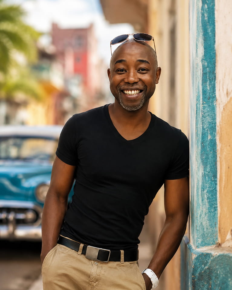 Yousouf professeur de Salsa à l'école Alma dance Montpellier